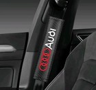 Seat Belt Shoulder Pads   Audi Logo   Pair   Ships Worldwide   Free To The Usa 