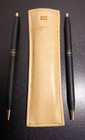Cross Pen And Mechanical Pencil Set Matte Black  Ad Tan Leatherette Bag Read