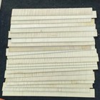 21pcs Good Flames Violin Ribs Sheet  Flamed Maple Violin Side Blanks 400mm Long