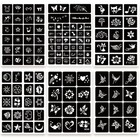 575pcs Temporary Tattoo Stencils  20 Sheets Henna Tattoo Stencil Kit For Women 