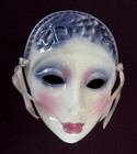 Clay Art Of San Francisco About Face Ceramic Mask  Snowflake