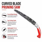 Fast Cutting 700mm Arborist Pruning Saw With Ergonomic Handle For Large Branches