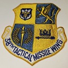 2 Vietnam Era Usaf Us Air Force 38th Tactical Missile Wing 4  Patches