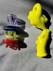       combo       Heady Pendant pivot Top Cfl Reactive Spinner Top     Signed Rone Glass
