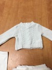 American Girl Doll   Soft As Snow Outfit Set   White Sweater Fur Skirt   Boots