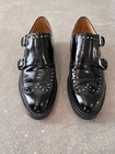 The Office Of Angela Scott Mr George Studded Double Monkstrap Shoes Size 37 5