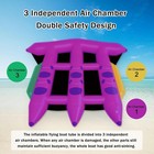 Towable Inflatable Boat Tube 2-6 Person Flying Tube W electric Pump Handles