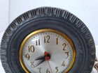 Vintage Goodyear Tire Promotional Desk Clock Advertising Sessions Works Great 