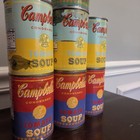 Campbell s Andy Warhol Pop Art 50th Anniversary Tomato Soup Can Lot Set Of 7