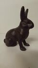 New Cast Iron Sitting Rabbit X1104 Garden Yard Patio Decor Mwt Free Shipping
