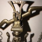 Vintage Cherub Brass Scales Of Justice