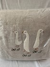 Pottery Barn Kids Darby Duckling Baby Toddler Quilt  Ivory Color 36  X 50  New