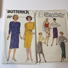 Lot Of 19 Vintage Sewing Patterns 1980   s Butterick Size 14 Uncut