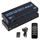 Hdmi Matrix Switch 4x4 Hdmi Matrix Switcher Splitter 4 In 4 Out Support 4k  60hz