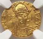 Gold Zeno 474-491 Ad Eastern Roman Byzantine Empire 5 5 Av Solidus Coin Ncg Chvf