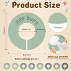 8pcs Baby Closet Dividers For Clothes double-sided Baby Closet Organizer
