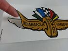 Indianapolis Motor Speedway Gold Wings Wheel Flags Die Cut Decal Ims Indy 500