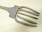 Old 5-tine Fish Eel Fork Frog Gig Tool Spear Head Hand Forged Fishing Tool 