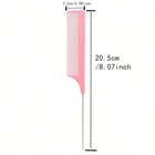Stainless Steel Pointed Tail Hair  Hair Comb Hair Brush Salon Hair Styling Tool 