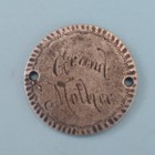 1876 Seated Dime Love Token  grand Mother fine Conditon Wonderful Script   Edge