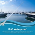 Retevis Ma06 Vhf Marine Antenna  3 5dbi Fiberglass Waterproof Boat Antenna  23 F