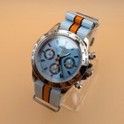 Blue Dial   Silver Tachymeter Bezel   Gr Colorway   Seiko Vk63 Movement   V2
