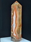 Carnelian Tower Quartz Crystal Large Big Tall Huge Point Chakra Gemstone