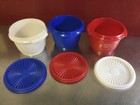 Tupperware  Rally Around The Flag Sales Competition   Vtg 1974   Set Of 3