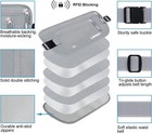 Slim Rfid Blocking Money Belt For Travel Hidden Passport Holder Under Clothes
