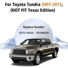 Fit For Toyota Tundra 2007-2013 Truck Tailgate Top Protector Molding Trim Cap Us