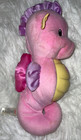 Fisher Price Pink Soothe And Glow Lullaby Seahorse 11  Plush Stuffed Animal G1