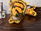 Rare Vintage Dakin Tiger Orange Black Plush 1978 13  Laying Stuffed Striped