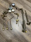 Uni-weld Acetylene Gas Welding   Cutting Torch Kit W  Regulator  Gauges  Tips