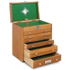 Gerstner International Gi-t16 Oak 6-drawer Collector s Chest New In Box