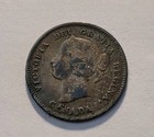 1897 Canada Queen Victoria Silver 5 Cents Coin