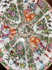 Antique 19th Century Chinoiserie Family Rose Medallions Plate Platter 14 5x11 5