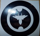 Williams F-14 Tomcat Chrome Pinball Pop Bumper Decal  Metal-mods Chrome Caps