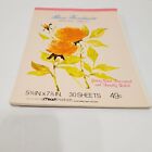 Vtg Mead Stationery Letter Pad Writing Tablet Rose Fantasia 30 Sheets Clean