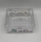 Vintage 1976 Sanrio Little Twin Stars -acrilyc Clear  Case Beauty Box Japan Rare