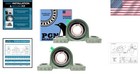 Certified 2-pack 1  Bore Pillow Block Bearing - Self-aligning Heavy-duty