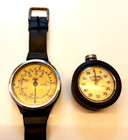 Vtg 70s Swiss Uwatec Wrist Depth Gauge   Bottom Timer Princeton Tectonics Usa