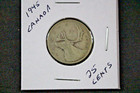 World Coins - 1945 Canadian Quarter - 25 Cents