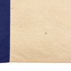 Vintage Cotton Sewn France Flag Cloth Old French Antique Textile Art Decor
