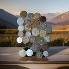 Mixed Lot Of 28 World Coin Circulated Coins