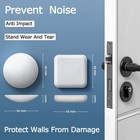 Door Stoppers Wall Protector Buffer Guard Bumper Self Adhesive Silencer Rubber