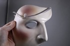 Vtg The Phantom Of The Opera Ceramic Wall Mask Clay Art Usa 1988 With Music Box