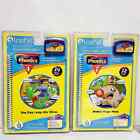 Nip Lot Of 2 Leapfrog Leappad Interactive Book And Cartridge Phonics Program Set