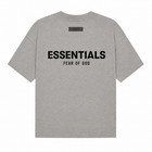 Fear Of God Essentials Oversized Logo T-shirt Short Sleeve Cotton Tee