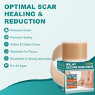 1 5m Silicone Scar Sheets  Silicone Scar Tape  Scar Tape For Surgical Scars New