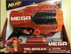 Nerf N-strike Mega Tri-break Toy Blaster Scout Mkll Toy Dart Gun Kids Gift Lot